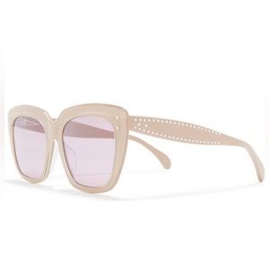 Alaïa women’s square beige sunglasses